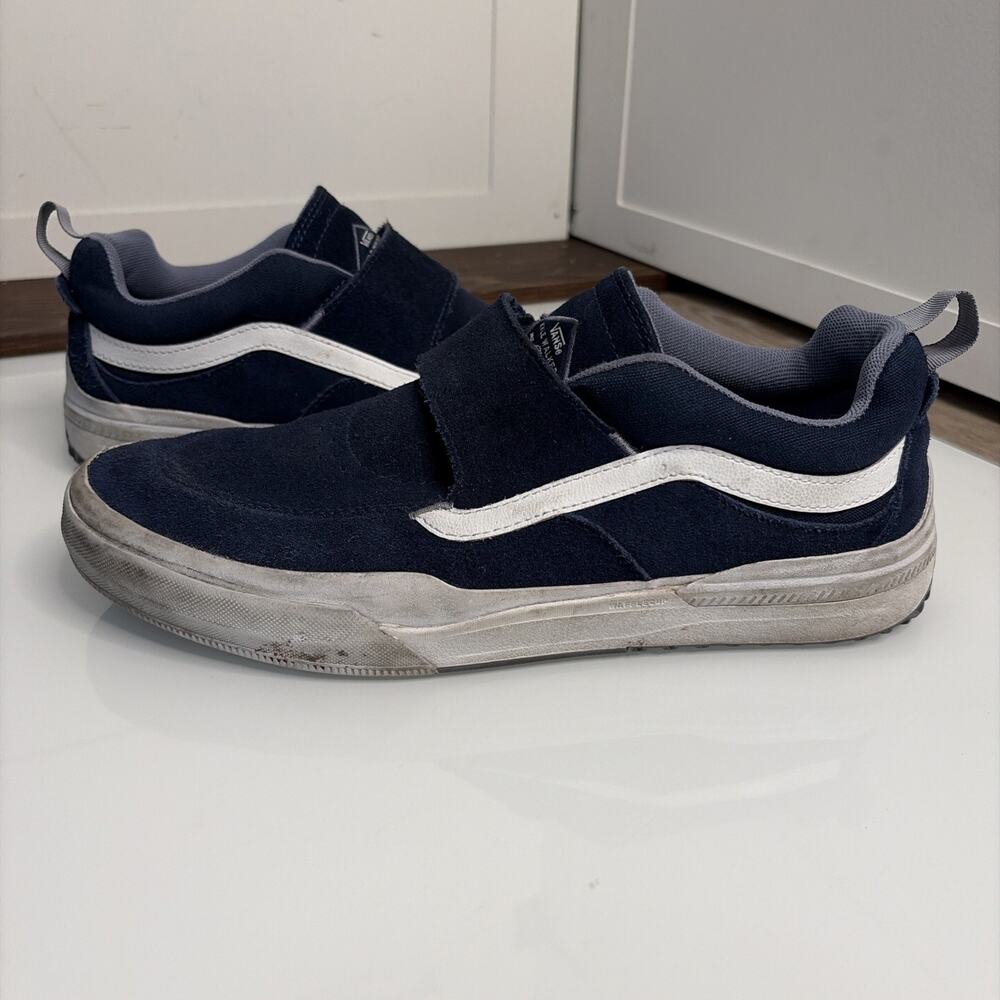 Vans Kyle Walker Pro One Skate Shoe Blue Size 11 Hook Loop No Laces